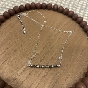 Navajo Pearls Bar Necklace